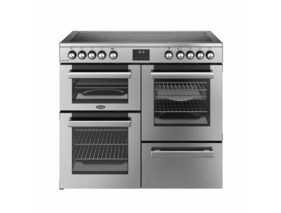 Belling Cookcentre CC100ESTA 100cm Electric Ceramic Range Cooker - Stainless Steel