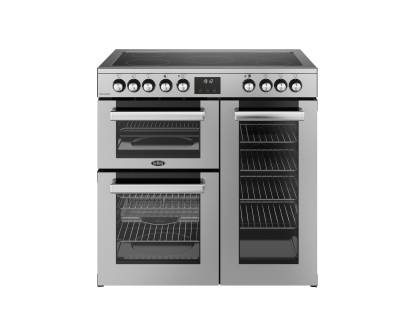 Belling Cookcentre CC90ESTA 90cm Electric Ceramic Range Cooker - Stainless Steel