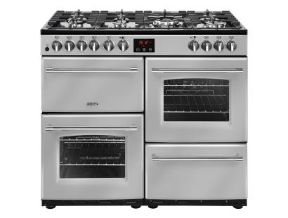 Belling Farmhouse FH100DFTSIL Dual Fuel Range Cooker