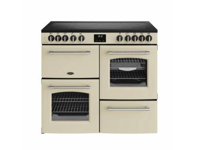 Belling Farmhouse FH100ECRM 100cm Electric Ceramic Range Cooker - Cream