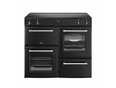 Belling Farmhouse FH100EiBLK 100cm Induction Range Cooker - Black