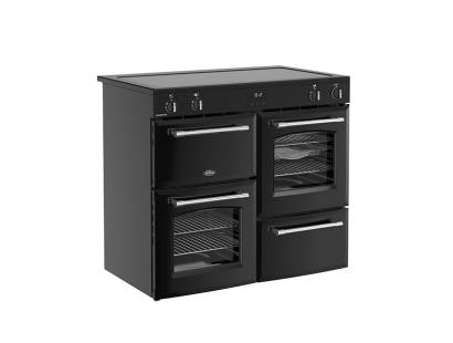 Belling Farmhouse FH100EiBLK Induction Range Cooker