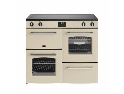 Belling Farmhouse FH100EiCRM 100cm Induction Range Cooker - Cream