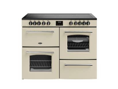 Belling Farmhouse FH110ECRM 110cm Electric Ceramic Range Cooker - Cream