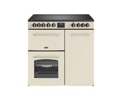 Belling Farmhouse FH90ECRM 90cm Electric Ceramic Range Cooker - Cream