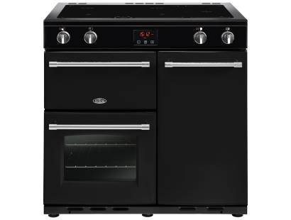 Belling Farmhouse FH90EiBK Electric Induction Range Cooker