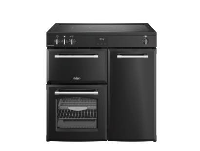Belling Farmhouse FH90EiBLK 90cm Induction Range Cooker - Black