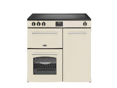 Belling Farmhouse FH90EiCRM 90cm Induction Range Cooker - Cream