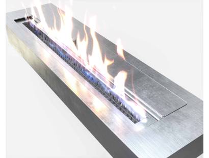Bioethanol fire insert for indoor or outdoor installation