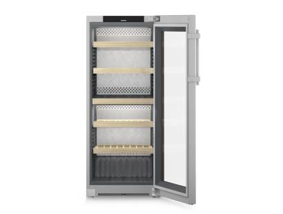 BlackSteel Liebherr WPsD 4652 wine fridge with UVProtect Plus glass door