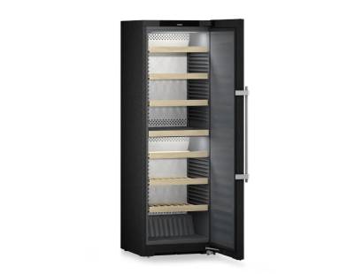 BlackSteel Liebherr WSbsi 5252 wine fridge with UVProtect Plus glass door