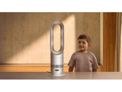 Bladeless Dyson HF1 heater fan safe for homes with children