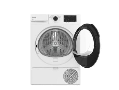 Blomberg 8kg heat pump tumble dryer front view with door open