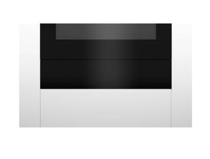Blomberg ROWD4200B built-in warming drawer – front view in black finish