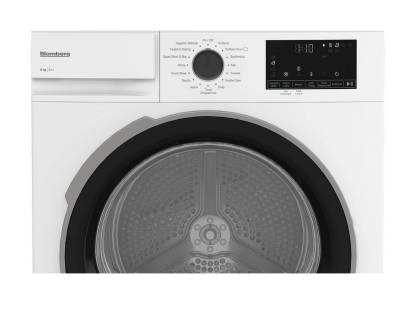 Blomberg heat pump dryer white, eco friendly 8kg tumble dryer, modern laundry appliance