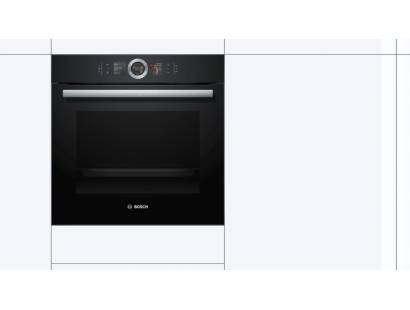 Bosch HBG6764B6B Black Oven