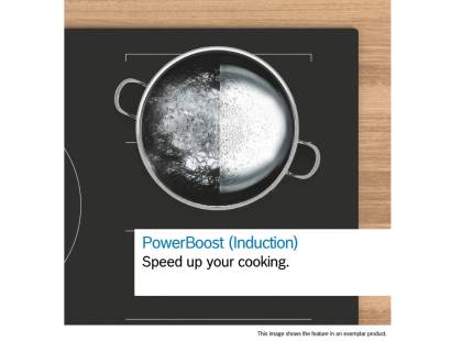 Bosch 4 zone induction hob with PowerBoost
