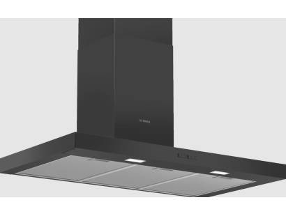 Bosch DWB96BC60B Series 2 90cm black wall-mounted cooker hood, Dalzells