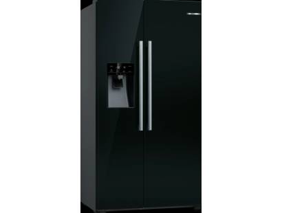 Bosch KAD93ABEP American style fridge freezer black at Dalzells