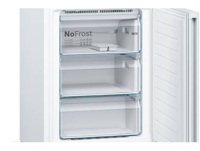 Bosch KGN392WEBG Freestanding NoFrost White Fridge Freezer