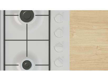 Bosch PBP6B2K60 Series 2 60cm White Gas Hob
