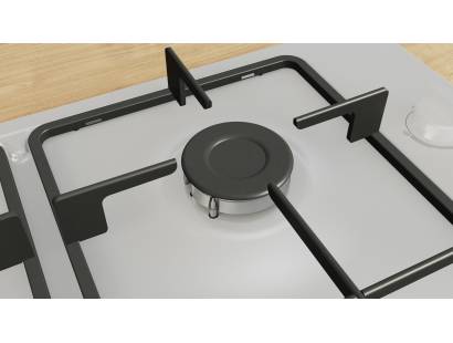 Bosch PBP6B2K60 White Gas Hob