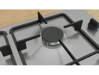 Bosch PBP6B5K60 60cm Stainless Steel Gas Hob