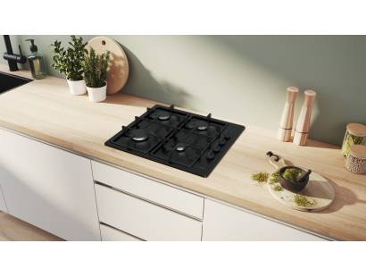 Bosch PBP6B6K60 Black 60cm Gas Hob