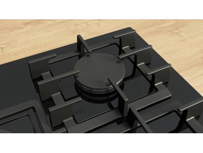 Bosch PPQ7A6I40 75cm Black Gas Hob