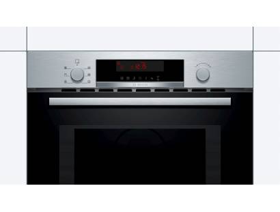 Bosch Series 4 microwave oven with LED display and control dials