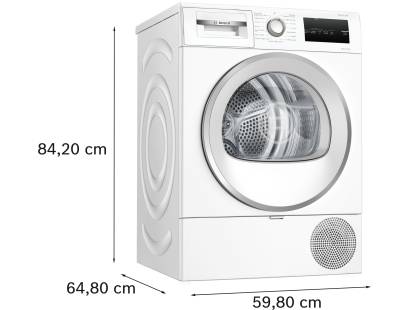 Bosch WTH85224GB dimensions