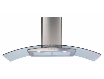 CDA ECP112SS Curved Glass Cooker Hood