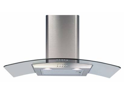 CDA ECP82SS Curved Glass Cooker Hood