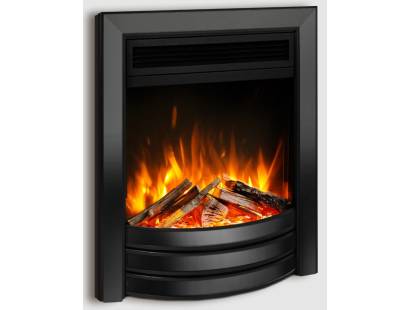 Celsi Ultiflame Ultra Autograph Electric Fire in Black Nickel & Black