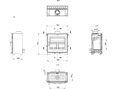 Woodford Chadwick 8 Multi Fuel Stove – Gas & Stoves