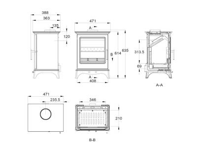 Chatsworth Medium Dimensions