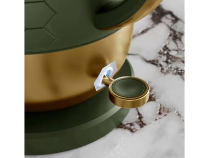 Close up of the switch on the Morphy Richards 103022 Cassini Jug Kettle