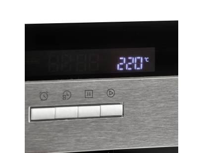 Close-up of pop-out  timer on the SOC525IX