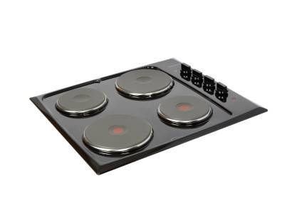 Close-up of rapid heat-up solid plate on the HE62BL