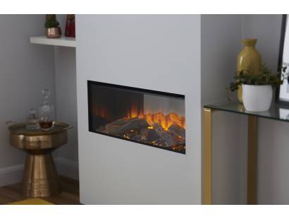 Compact New Forest 870 inset fire with LED flame visuals