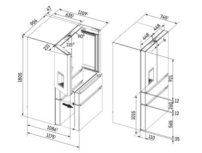 Dimensions MBbsdi9528