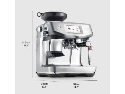 Dimensions of the Sage Barista Touch Impress espresso machine