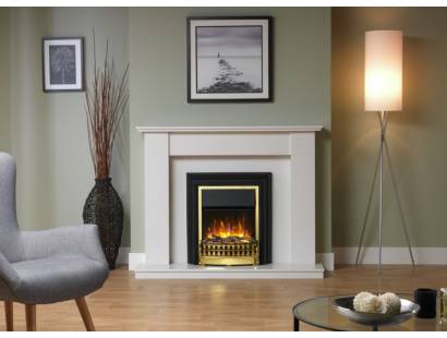 Dimplex Kingsley Deluxe Brass Electric Fire