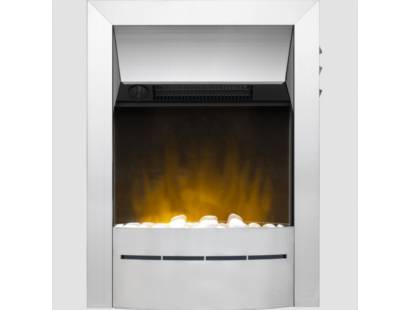 Dimplex Savena Ecolite Brushed Chrome Electric Fire