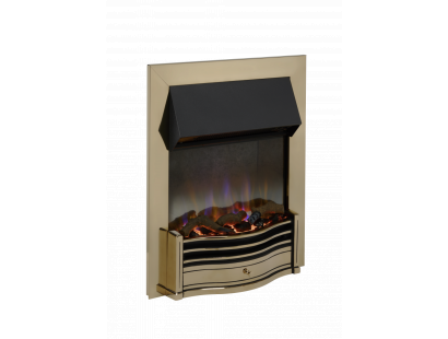 Dimplex Dumfries Brass Optiflame 3D Electric Inset Fire