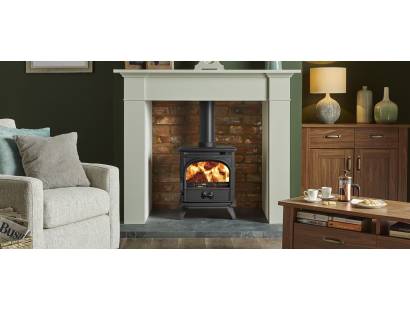 Dovre 250 Multi Fuel Stove in Claremont Limestone Mantel copy