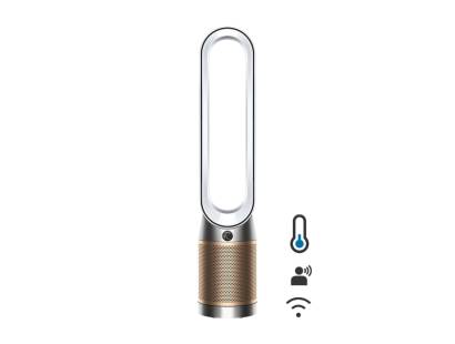 Dyson TP09 white air purifier with bladeless fan design