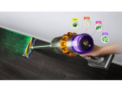Dyson V15 Detect Extra handheld mode for upholstery and stairs cleaning