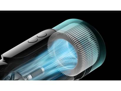Dyson cordless vacuum with HEPA filtration and laser dust detection