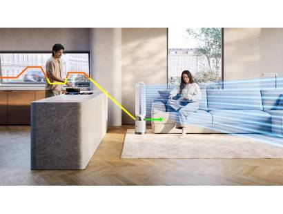 Dyson purifier fan air quality display